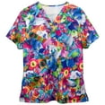 thumbnail image 3 of Trolls Poppy et Amis Blouse Médicale Col en V-Petite, 3 of 3