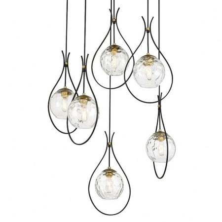 

Minka Lavery - Cody - 6 Light Pan Pendant-36 Inches Tall and 28 Inches Wide