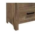 thumbnail image 5 of Miekor Furniture Bedroom Wooden Nightstand 1pc Weathered Pine Finish 2x Drawers Transitional Style Furniture B5A9575, 5 of 9