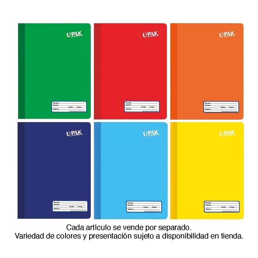Cuaderno Profesional Upak Colores Doble Raya 100 Hojas Varios Modelos 1 ...