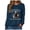 Blue, variant on mgoYE Women Black Sweatshirt 2XL 250th Anniversary Flag Tee 4th of July Sweatshirt Women 250 Years American Anniversary Sweatshirt American Flag Stars Fireworks Graphic Tee Tops|Beige M