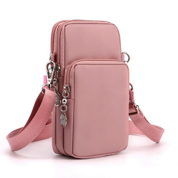Kyusrd Crossbody Bag for Women Men Belt Bag With Zipper Pockets Casual Travel Bag Makeup bag With Adjustable Outdoor Sports Bag Shoulder Bag