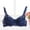 Dark blue, variant on Plus Size Push Up Bra Sexy Embroidery Lace Bras Intimate Brassiere Underwire Bralette For Women