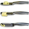 thumbnail image 2 of Butter Knife Magic 3-in-1 Spreader, Grater, Slicer, Curler, 304SS Stainless Steel with Brushed Metal Finish, 2 of 5