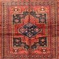 thumbnail image 1 of Ahgly Company Machine Washable Indoor Square Traditional Rust Pink Area Rugs, 7' Square, 1 of 7