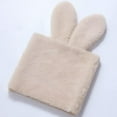 thumbnail image 6 of Plush Rabbit Ears Bouquet Packaging Material Gift Decorative Bouquet Wrap Cloth Reusable for Party Birthday Wedding New Year Holidays Beige, 6 of 8