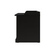 thumbnail image 4 of Bowery Hill 40" Engineered Wood Shoe Storage Bench with Shelves in Black Oak, 4 of 10