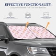 thumbnail image 4 of Sikiie Pug And Donut Print Foldable Car Windshield Sun Visor, Car Window Sunshade Suitable for Sedan, SUV and Truck Car Accessories-Large, 4 of 6