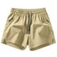 thumbnail image 1 of pstuiky Pantalones cortos para hombre, Pantalones cortos casuales cómodos de moda para hombre, de color liso, con cintura elástica regular, para playa Pantalones cortos cargo, 1 of 4