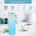 thumbnail image 5 of Glass Water Bottle Glass Drinking Bottle Wide Mouth Spout Bottle Refillable Heat Resistant Bottle for Office 280ml (  ), 5 of 6