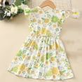 thumbnail image 6 of YTDSCS Girls Flower Dress for Kids Baby,Toddler Princess Dress Summer Short Sleeve Party Dress Ruffle Sleeve Dresses Sundress Tutu Dresses,Size 18M-6Years, 6 of 9