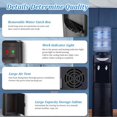 thumbnail image 6 of 5 Gallon Hot & Cold Water Dispenses Water Cooler Dispenser Top Loading for Home Black1, 6 of 8