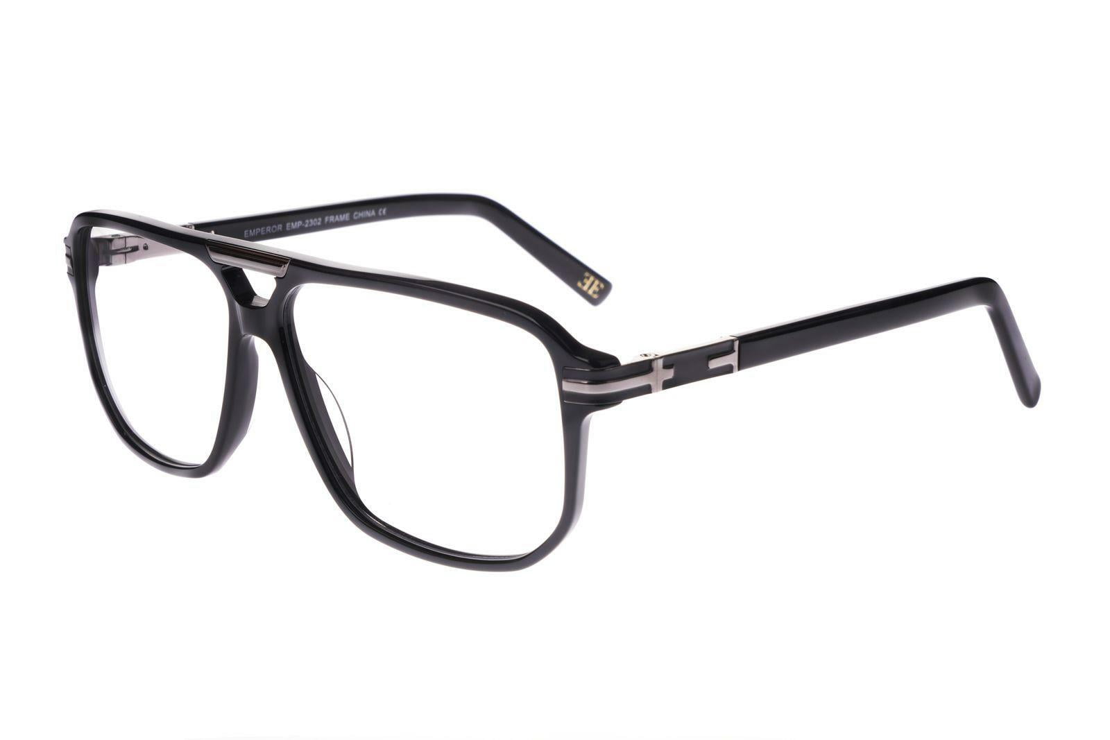 NEW EMPEROR EYEWEAR EMP-2304 Matte Black & Gold Eyeglasses 