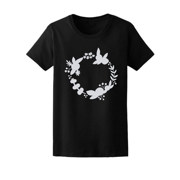 Beautiful Flower Ornament T-Shirt Women -Image by Shutterstock, Female XX-Large