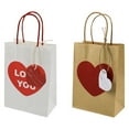 thumbnail image 6 of AOOOWER Gift Bags with Handle Party Kraft Bags Paper Texture for Candy Goodie Treats, 6 of 8