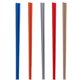 thumbnail image 2 of Xiao Hua 2 pares de palillos de silicona de mango largo, utensilios de cocina reutilizables, color naranja, 2 of 5