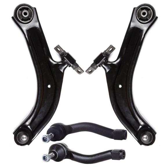 ECCPP Front Lower Control Arm And Ball Joint Outer Tie Rod End Fit 2007-2012 for Nissan Sentra 4pcs K620374 K620373 ES800575