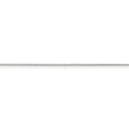 thumbnail image 2 of Sterling Silver 1mm Beaded Necklace 18 Inch, 2 of 3