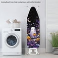 thumbnail image 3 of HELLHERO Ironing Board Cover 15x54 Inch Ghost Daisy Iron Board Cover Steam Iron Board Cover Standard Full Size 3 Hook and Loop Fastener Strap, 3 of 5