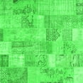 thumbnail image 1 of Ahgly Company Indoor Square Patchwork Green Transitional Area Rugs, 6' Square, 1 of 1