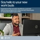 thumbnail image 3 of Plantronics Poly Voyager Free 60 UC True Wireless Earbuds Noise-Canceling Mics for Clear Calls – ANC – Portable Charge Case – Compatible w/iPhone, Android, PC/Mac, Zoom, Teams – Amazon Exclusive, 3 of 5