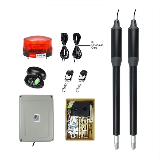 Electric Automatic Strong Dual Arm Swing Gate Opener Up To 660 Lbs Hardware Driveway Door KIT For Driveway ,Ultra-Quiet Operation