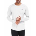 thumbnail image 6 of NELEUS Mens UPF 50+ Sun UV Protection Shirts for Fishing Hiking Workout Long Sleeve with Thumb Hole,White,US Size L, 6 of 8