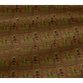 thumbnail image 4 of oneOone Cotton Jersey Orange Fabric Women Block Dress Material Fabric Print Fabric By The Yard 58 Inch Wide, 4 of 4