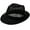 Black, variant on Unisex Summer Panama Hat Breathable Mesh Design Cotton-Polyester Material Compact Brim Jazz Cap Fedora for Outdoor