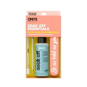 Onyx Professional Manicure, Gel Polish Removal Tool Kit, 4 Piece