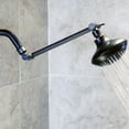 thumbnail image 5 of Aqua Elegante 10 inch Brass Adjustable Shower Arm for Shower Head Extension Pipe - Oil-Rubbed Bronze, 5 of 8