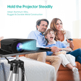 thumbnail image 6 of VANKYO WT50 Aluminum Tripod Projector Stand, Adjustable and Portable, 6 of 8