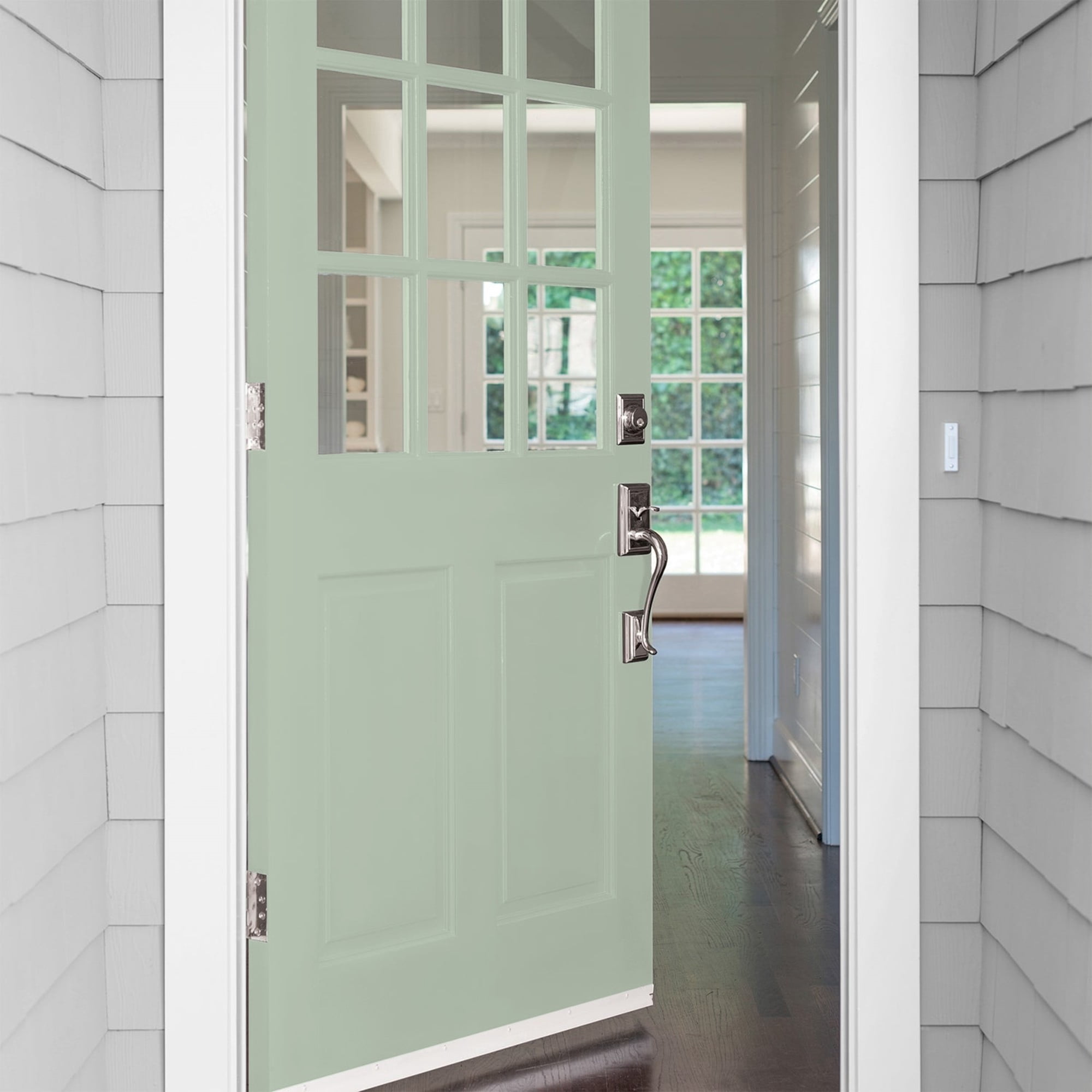 Glidden High Endurance Plus Coastal Crush Semi Gloss Exterior Paint and Primer, 1 Quart