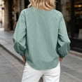 thumbnail image 3 of HAiming Women's Lightweight Jackets Long Sleeve Full Zip Casual Jackets Summer Fall Going out Jackets with Pockets, 3 of 5