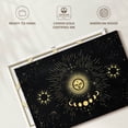 thumbnail image 6 of Elephant Stock Sun Moon Stars Wall Art - Horizontal Canvas Wall Art - Living Room Wall Decor - Religion And Spirituality Canvas - Black And Yellow Decor - 12" x 8", 6 of 8
