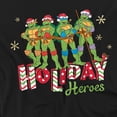 thumbnail image 2 of Teenage Mutant Ninja Turtles Holiday Heroes Christmas Shine Unisex Adult T Shirt, 2 of 5