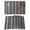 Black, variant on Brown Grey Striped Placemats Set of 2 Farmhouse Stripes Modern Abstract Art Place Mats Indoor Wipeable Table Mats Washable Cloth Dining Table Placemats for Kitchen Holiday Party Home Decor 13x19 Inch
