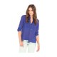 thumbnail image 1 of Blusa semitransparente Aeropostale con botones para mujer azul grande, 1 of 1