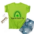 thumbnail image 4 of Herrnalise Women's St Patrick's Day T-Shirt Lucky Irish Shamrock Paddy's Day Round Neck Short Sleeve Graphic Tees Tops S-3XL, 4 of 4