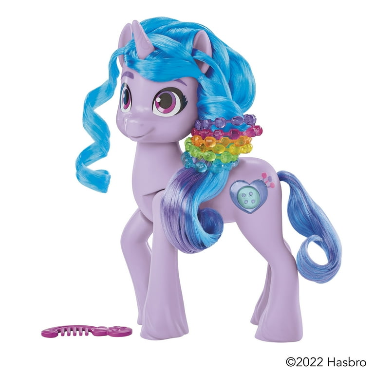 My Little Pony: Make Your Mark Toy See Your Sparkle Izzy Moonbow -- 8-Inch  Pony for Kids that Sings, Speaks, Lights Up - My Little Pony