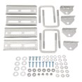 thumbnail image 2 of Kit de Supports de Couches pour Remorque de Bateau, Matériel Réglable en Fer Galvanisé Assortiment Précis 4 Pcs Supports de Couches pour Pontons, 2 of 7