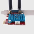 thumbnail image 4 of 1 Set Computer PCIE WiFi Card PCIe 1X to M.2 NGFF E-key Wireless Adapter, 4 of 9