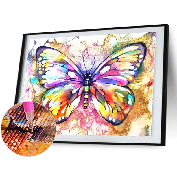 Cuadros Decorativos 5D DIY diamante pintura mariposa taladro completo Rhinestone mosaico arte imagen Kit Tmvgtek embutido en tela