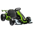 thumbnail image 2 of Luku Go Karts for Kids,24V Electric Go Kart with 2 * 150W Powerful Motors,8mph Max Speed,Max Load 110lbs,W/Button Start,Lights,Safety Belt, Music Age 6-12, 2 of 8