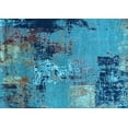 thumbnail image 1 of Ahgly Company Indoor Rectangle Oriental Light Blue Industrial Area Rugs, 2' x 3', 1 of 4