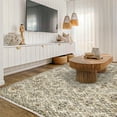 thumbnail image 3 of Cream Damask Area Rugs for Living Room Washable Rugs Boho Moroccan Area Rug Soft Neutral Geometric Bohemian Carpet Distressed Indoor Rug for Bedroom Dining Room Office Foldable Nonslip Rug, 3 of 9