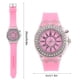 thumbnail image 3 of Reloj de pulsera NikouMX redondo con parte trasera LED para niñas, 3 of 8