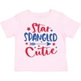 thumbnail image 3 of Inktastic 4th of July Star Spangled Cutie with Blue and Red Stars Boys or Girls Toddler T-Shirt, 3 of 5