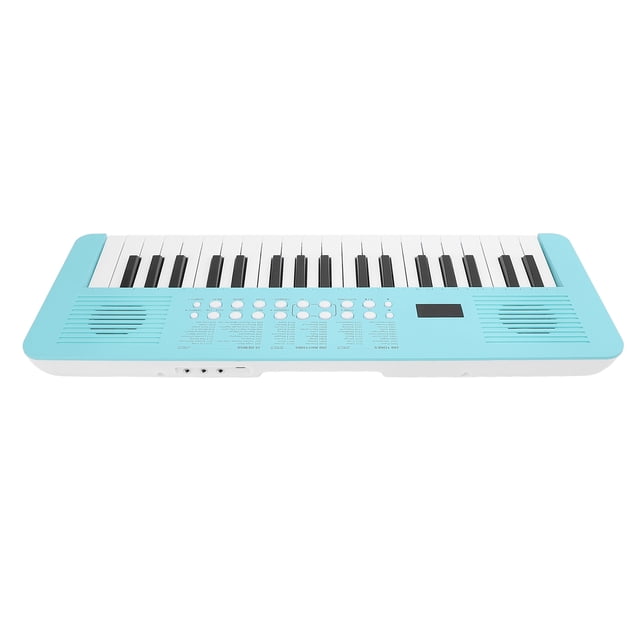 Clavier Piano pour Enfants avec Microphone, Clavier Électronique 37 Touches avec 200 Tons, 200 Rythmes et 35 Démos, Clavier de Musique Portable, Jouets Éducatifs pour Instruments de Musique
