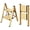 Gold, variant on SHOUFTW 2 Step Ladder, Folding Step Stool, Anti-Slip, Lightweight Portable, 330 lbs Capacity for Home Kitchen Office,Rose Gold